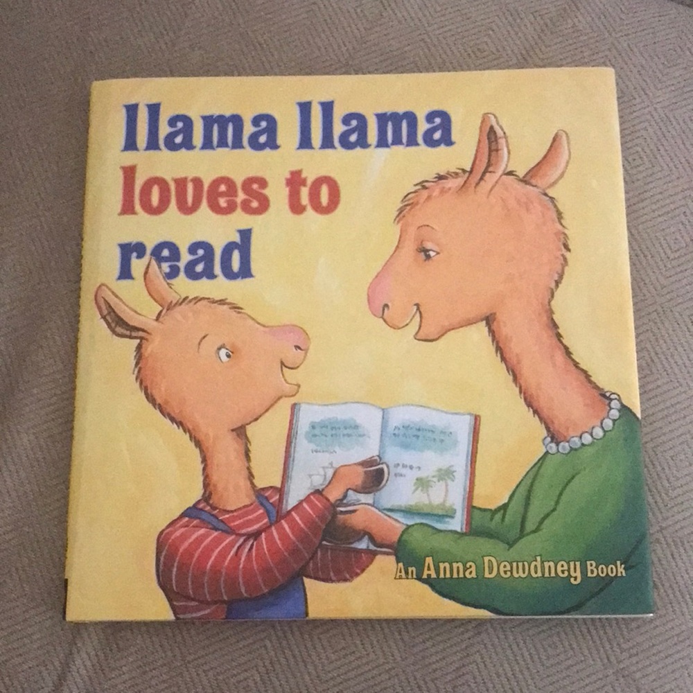 NEW Llama Llama Loves to Read by Anna Dewdney Hard Cover Book w/ Dust Cover